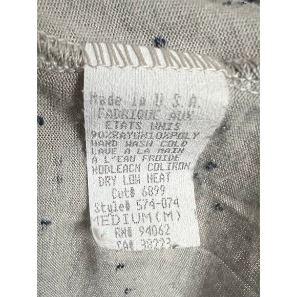 Vintage Language Top Women Medium Boho Babydoll Crochet Follows Mix Patterns Y2k - Picture 6 of 6